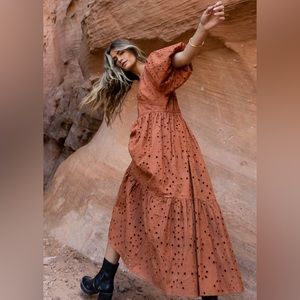 Bohme Wilma Copper Maxi Dress